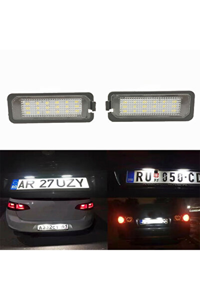 Choice 2pcs Number License Plate Light Lamp No Error LED White for VW Golf MK5 MK6 MK7 Passat Polo CC Eos