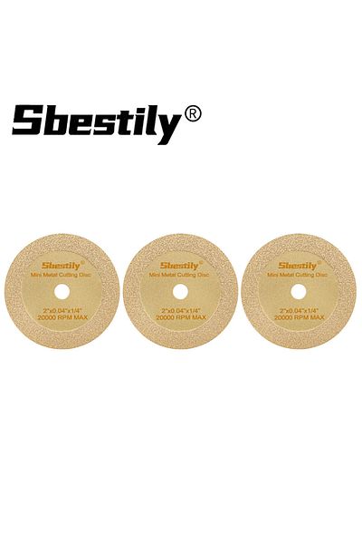 SI FANG Multipurpose Cutting 50mm 3pcs 3pcs 50mm Diamond Saw Blade Mini Brazed Cutting Disc 2 Inch Cut-Off W
