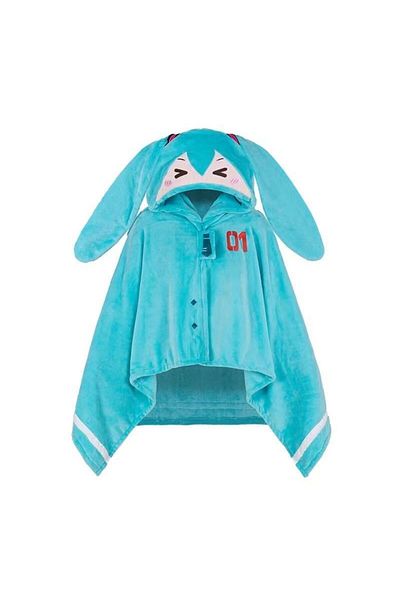 Choice 90cm X 165cm Kawaii Hatsune Itabag Multi Functional Hooded Air Conditioning Blanket Soft And Warm Si