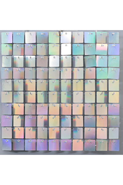 Choice 90x180 سم - 3 أقدام × 6 أقدام خلفية حائط لامعة فضية قزحية 90x180 سم 18...