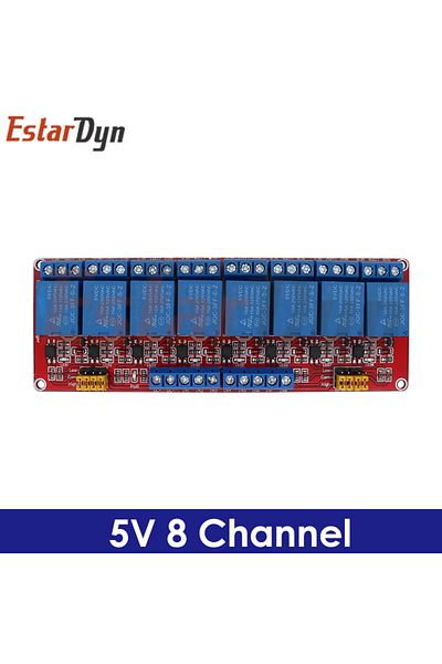 Estardyn 8 Channel 5V 1 2 4 8 Channel 5V/12V Relay Module Board Shield with Optocoupler Support High and Low