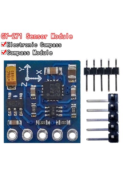Si Tai&SH GY-271 QMC5883L 3V-5V Three 3 Triple Axis Magnetic Field Compass Magnetometer Sensor Module For A...