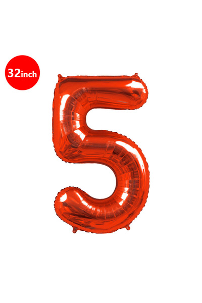 Choice NUMBER 32inch 32RED 5 1 PCS 32 Inch Red Black Aluminum Digital Balloon...