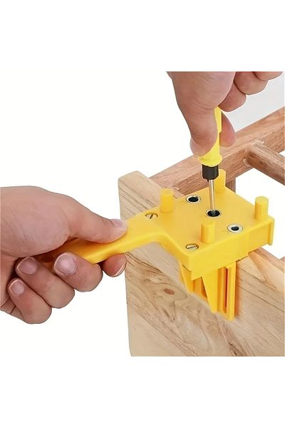 Choice Woodworking locator Woodworking Straight Hole Drilling Locator Handheld Furniture Wood Tenon Wooden