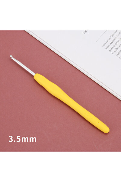 Choice 3.5mm random color 2/2.5/3/3.5/4/4.5/5/5.5/6/6.5/7/8/9/10mm DIY Crochet Hooks Plastic Handle Knittin