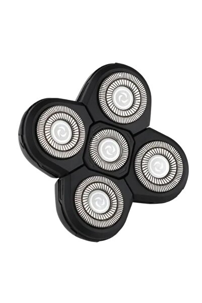 Choice1 ملحقات ماكينة حلاقة ذكية متعددة الشفرات سوداء بخمسة رؤوس سكاكين جديدة...