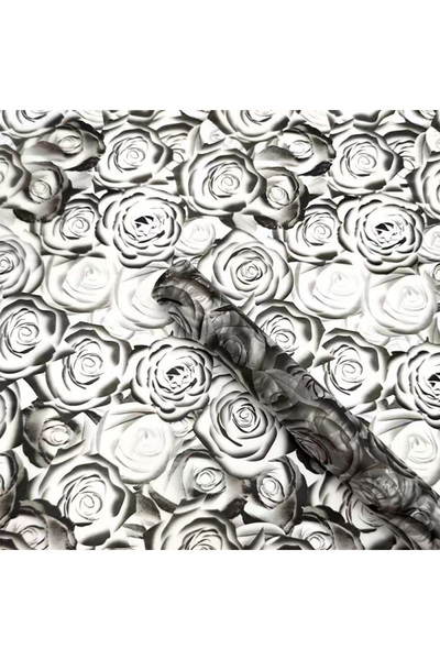 Choice black 20pcs Flower Wrapping Paper Golden Border Rose Korean Style Half...