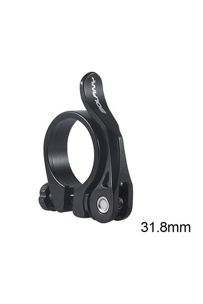 Choice Black31.8 BOLANY Bicycle Seatpost Clamp Aluminum Alloy 31.8/34.9mm Quick release Seat Tube Clamp M