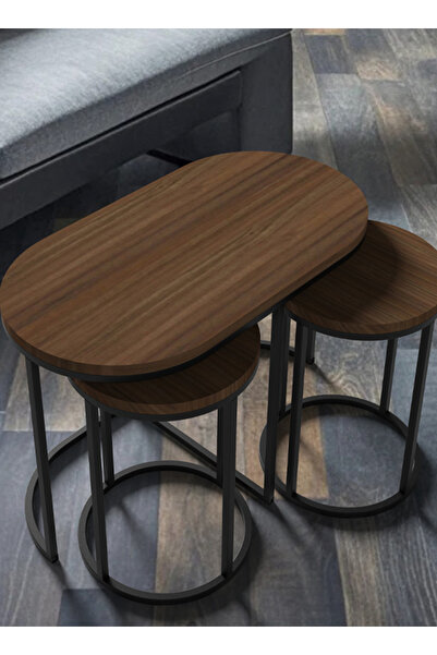 sharpdo Round Coffee Table Simple Modern Living Room Home Wood Light Luxury Style Combination