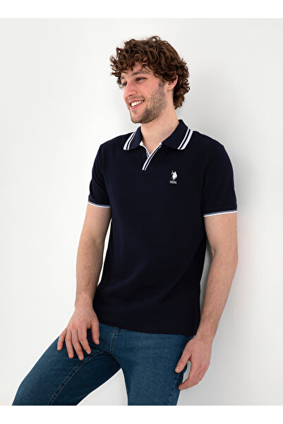 U.S. Polo Assn. Námořnické modré pánské polo tričko U.S. Polo Assn. TERNI