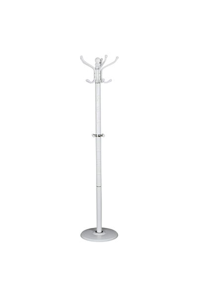 Generic Elegant and modern vertical clothes hanger for hanging clothes and jackets, white color