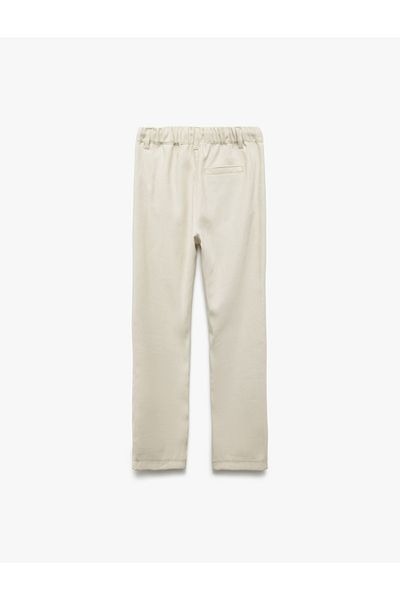 Koton Viskose-Hose mit verstellbarer elastischer Taille und Schnürung