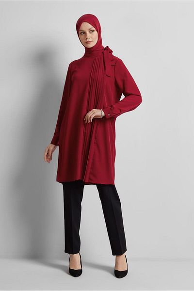 Alvina Baglama Detailed Tunic 44223
