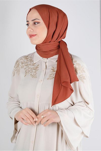 Alvina ALVİNA Silk Modal Shawl 8222 - Άνετο και κομψό