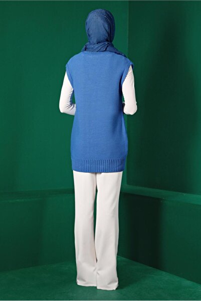 Alvina Örgü Detaylı Triko Süveter 43122