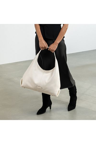 Isabel Bernard Honoré Schultertasche Creme