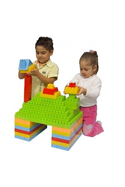 ENHOŞ OYUNCAK ZEKA KÜPÜ YAPI SETİ BLOK OYUN KÜPÜ Double Boy 140 Parça Büyük Boy Box Kutulu Yapı Seti