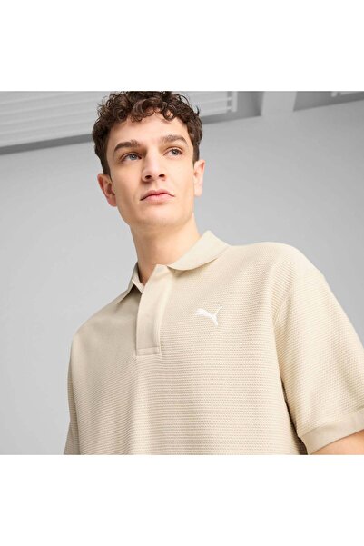 Puma Πολυτελή Βασικά Κρέμα Πόλο Τ-shirt (629670-87)