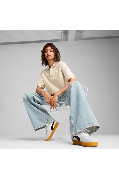 Puma Πολυτελή Βασικά Κρέμα Πόλο Τ-shirt (629670-87)