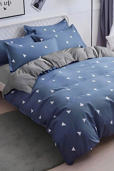 Always Elastic Double Sided Double Duvet Cover Set