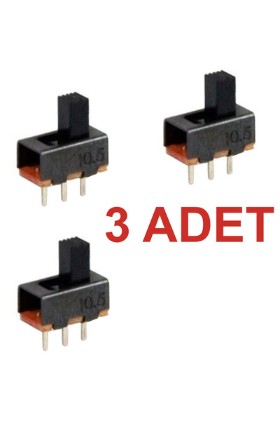 Rodevino 3 Adet Sürgülü Switch 180 Derece Pcb - Ic205