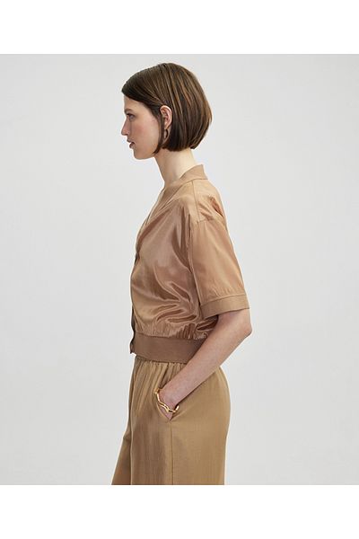 İpekyol Colorblock V-Neck Blouse