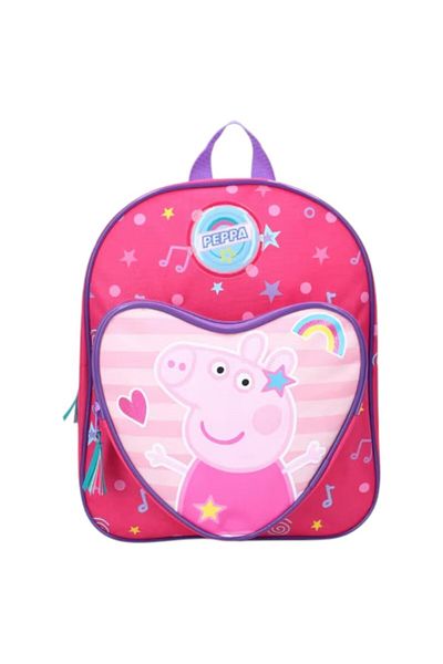 Peppa Pig Ghiozdan Peppa music and dance, dimensiuni 30x25x11 cm, multicolor