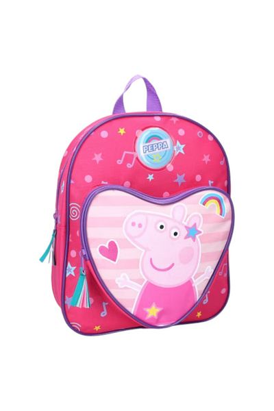 Peppa Pig Ghiozdan Peppa music and dance, dimensiuni 30x25x11 cm, multicolor