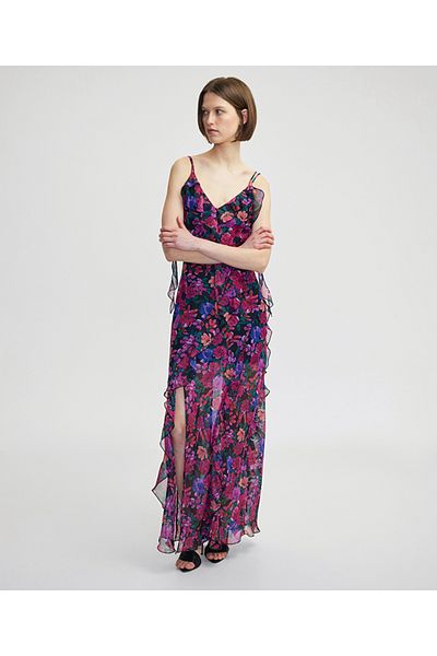 İpekyol Flower Pattern Chiffon Dress