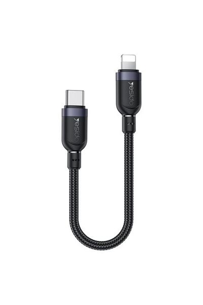Yesido CA187 27W Type-C to 8 Pin Aluminum Alloy Data Cable