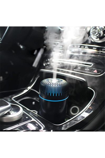 COOYA Car Aromatherapy Diffuser, 100ml Rechargeable Aromatherapy Humidifier with 7 Ambient Light