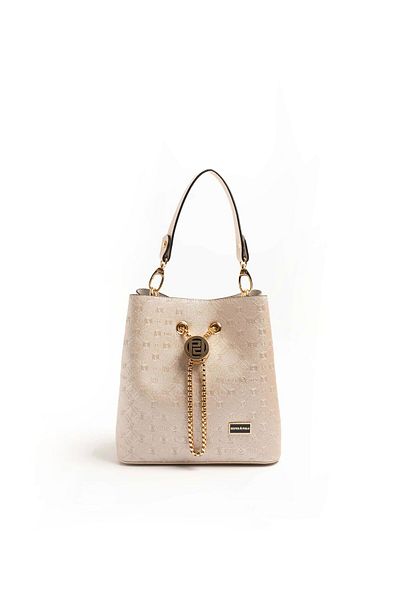 Silver Polo Geantă de damă Silver & Polo Beige SP967 Messenger Crossbody