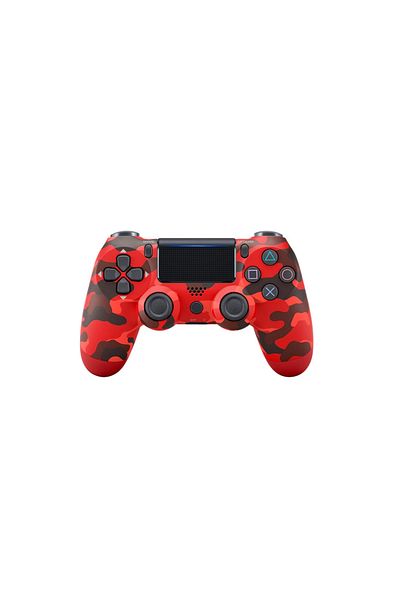 fulina Wireless Controller for PS4,with Dual Vibration/Audio/Six-axis Motion Sensor/Game Joystick,Camo Red
