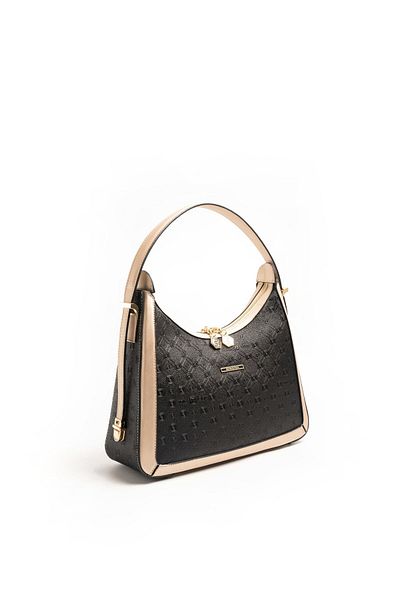 Silver Polo Silver & Polo Black - Geantă de umăr pentru femei S.nut SP1187