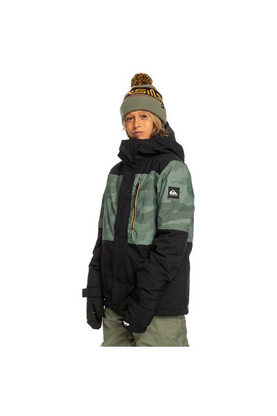 Quiksilver Mission Prınted Block Youth Jk Boy's Snowboard Jacket Eqbtj03155