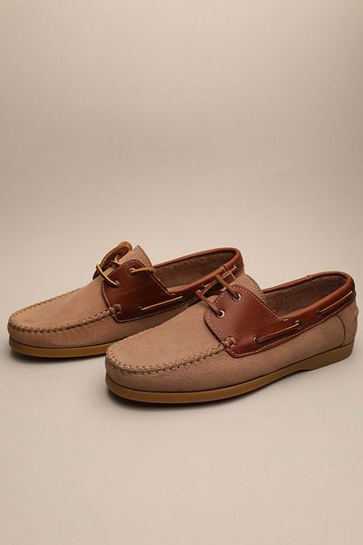 Gondol Loafer clasic pentru bărbați din piele naturală Mink 42 ttx.652