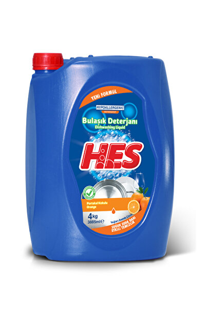 Hes Sıvı Bulaşık Deterjanı Portakal 4 Kg