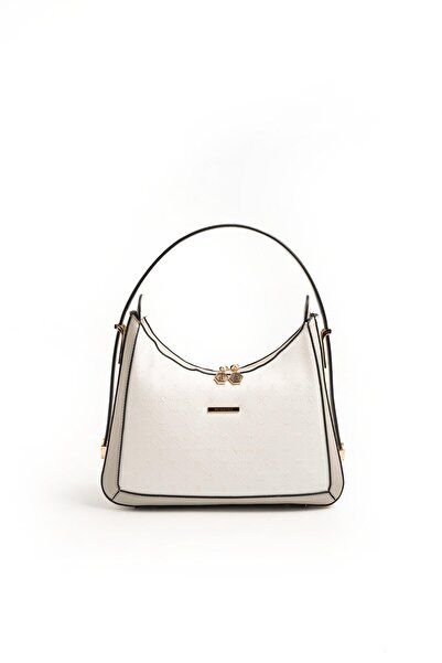 Silver Polo Λευκό - Γκρι SP1187 Γυναικεία Τσάντα Ώμου