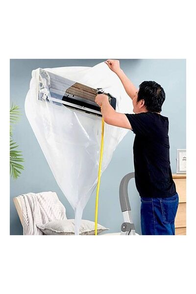 Generic XiuWoo Air Conditioner Cleaning Cover White