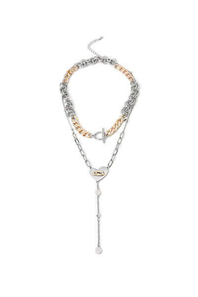 Twist ÇİFT RENKLİ ZİNCİR KOLYE
