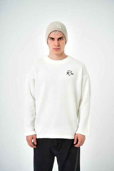 Respire Men's Oversize Sweater |   Atelier Ecru |   Summer Fashion