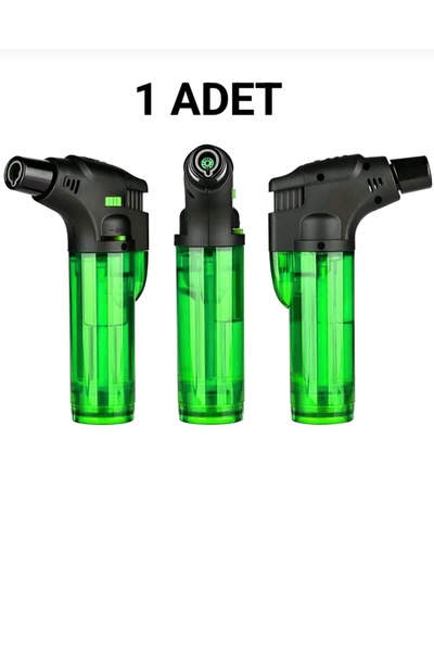 efmues Pürmüz Çakmak doldurabilir mangal nargile çakmağı yeşil renk 1 adet