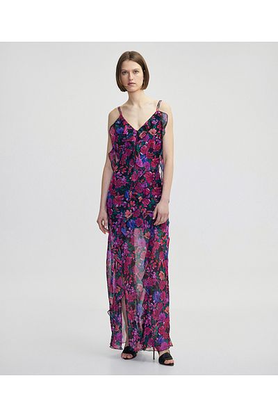İpekyol Flower Pattern Chiffon Dress