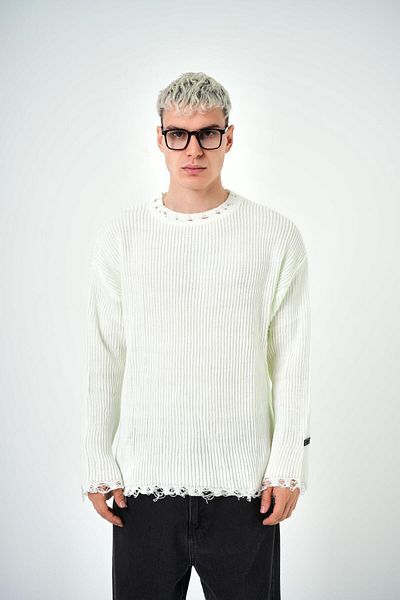 Respire Crew Neck Knitted Oversize Knitwear