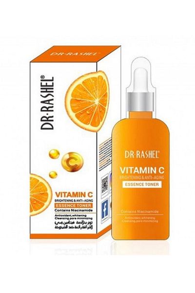 RASHEL Vitamin C Toner for Skin Brightening and Anti-Aging, Transparent, 100ml