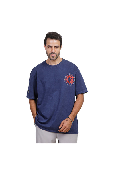 COUP تيشيرت باراكولا رجالي كبير الحجم مطبوع عليه شعار باراكولا رقم 1000693 - ...