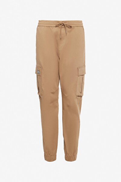 WRANGLER Ανδρικό καφέ παντελόνι Jogger