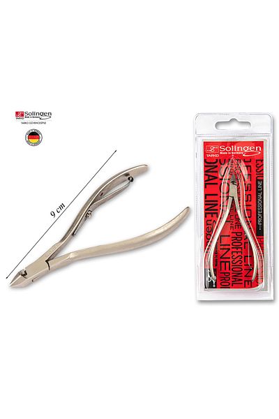 Solingen Professional Meat Clamp 1185 - 7 mm Tip, Stainless Steel, Suitable for Manicure & Pedicure