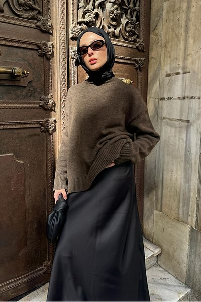 Touché Privé Solid Color Oversize Pullover