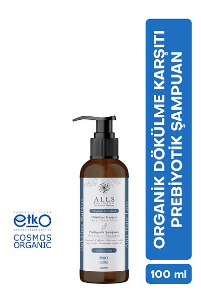 Alls Biocosmetics Prebiotic Organic Shedding Shampoo - 100 ml